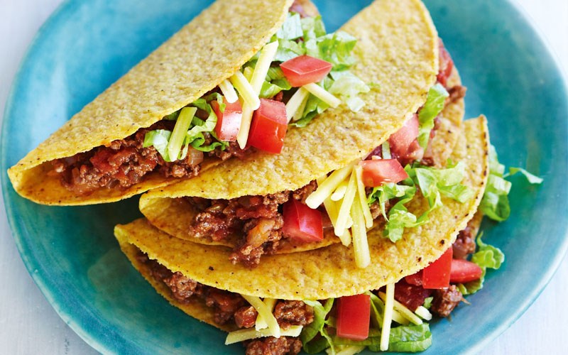 Tacos là món ăn phổ biến và nổi tiếng trên toàn thế giới