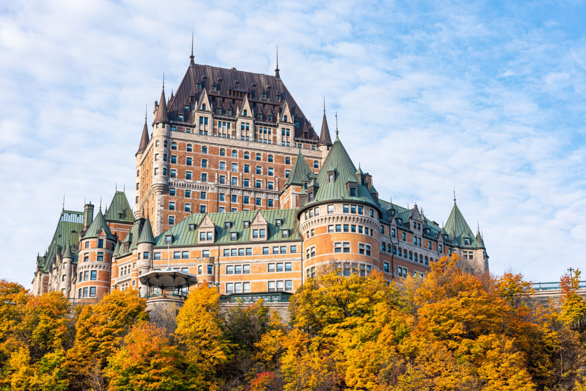 The,Frontenac,Castle,(fairmount,Hotel),In,The,Old,Quebec,City