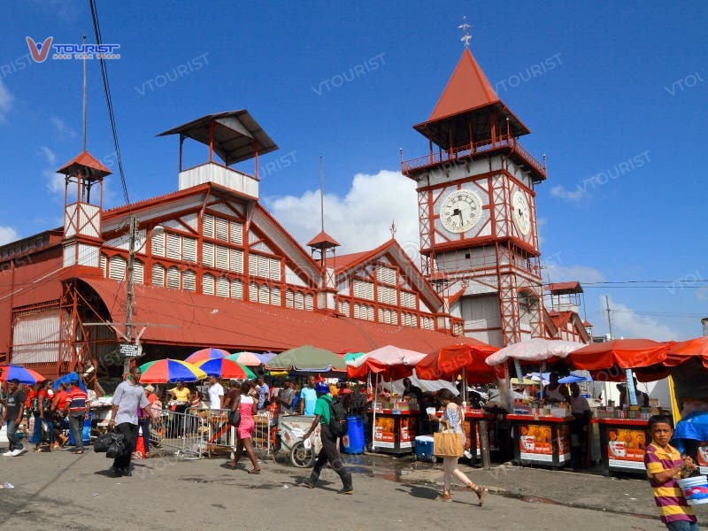 Ngôi chợ truyền thống Stabroek tại Guyana