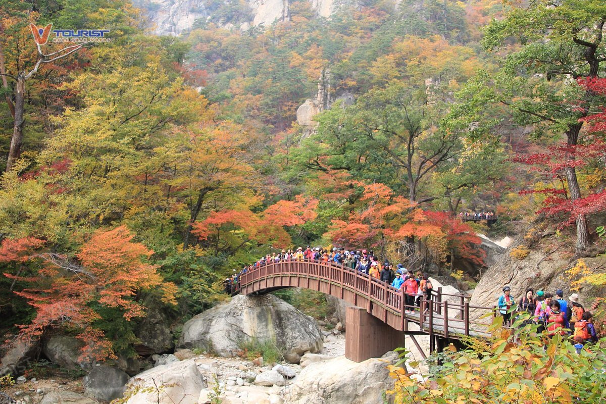 Hoạt động Trekking rất được yêu thích tại công viên quốc gia Seoraksan