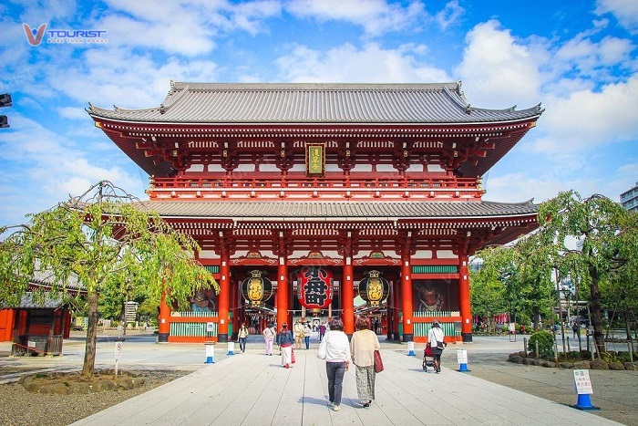 Chùa cổ Asakusa Kannon tồn tại với lịch sử hàng trăm năm