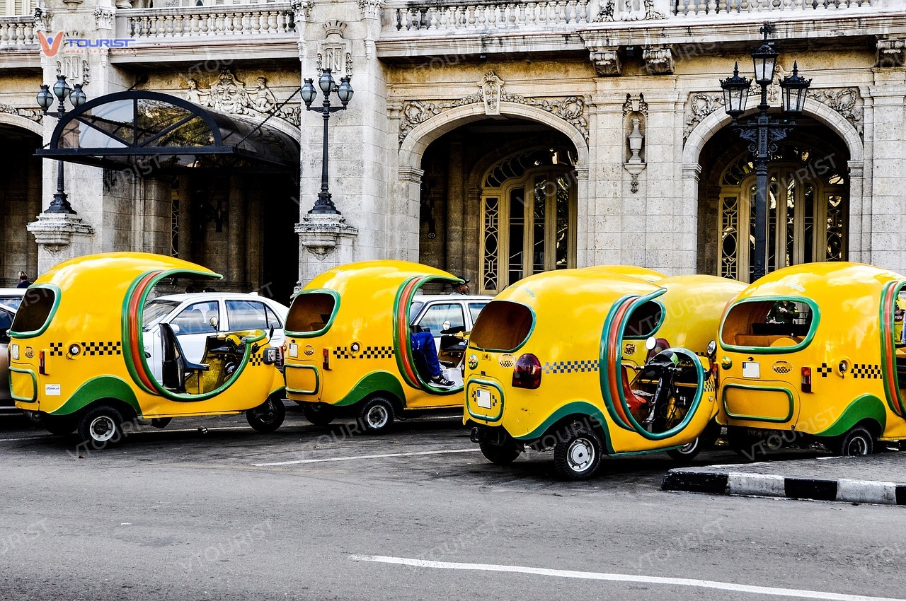 Coco taxi ở Cuba