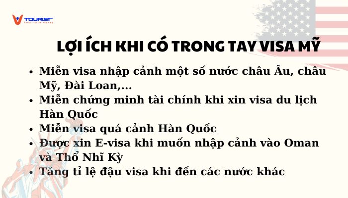 Lợi ích khi có trong tay visa Mỹ