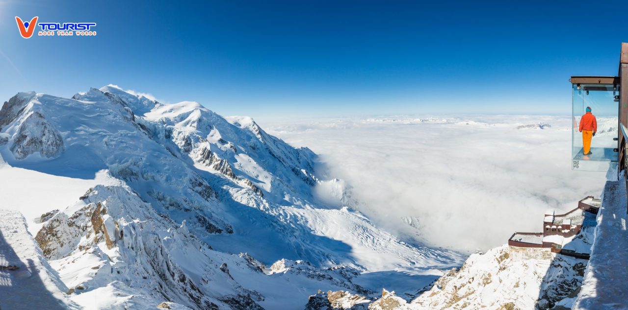 Lồng kính trên đỉnh Aiguille Du Midi