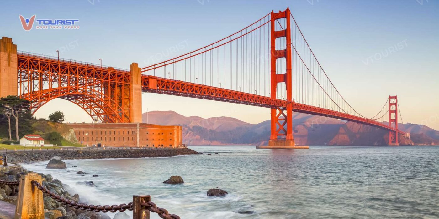 Tour du lịch Mỹ thăm thân nhân tại San Francisco - Golden Gate Bridge