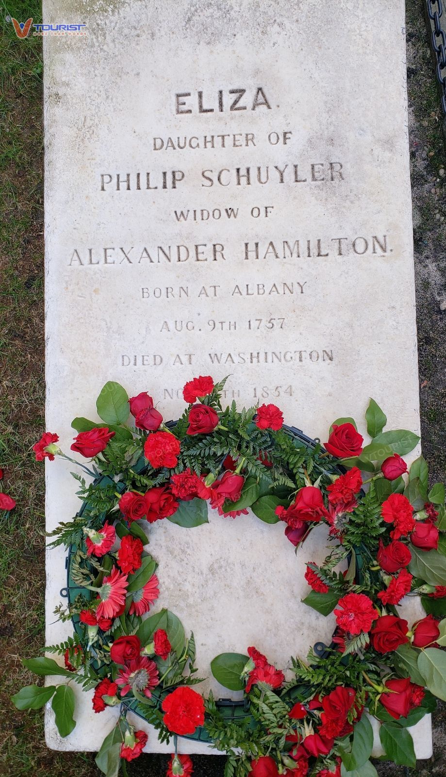 Ngôi mộ của Eliza tại Nhà thờ Trinity