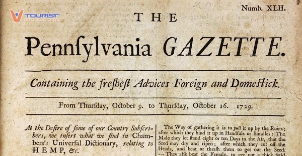 The Pennsylvania Gazette giúp tên tuổi của Franklin “vụt sáng” trong ngành sản xuất và in ấn