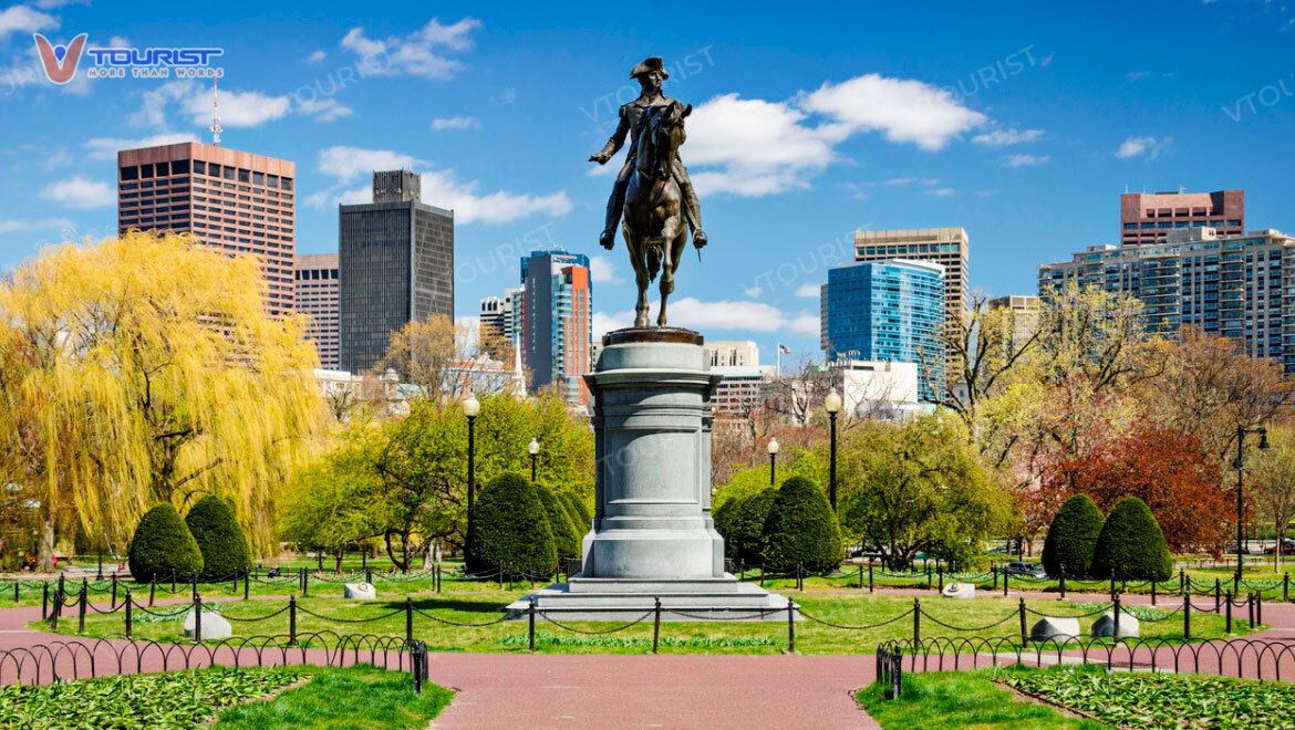 Công viên công cộng Boston Common lâu đời nhất nước Mỹ