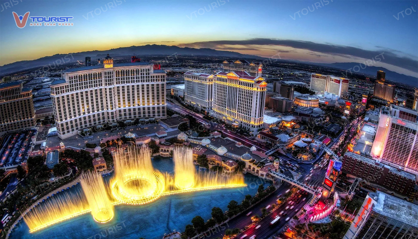 Khách sạn Bellagio sang trọng nhất Las Vegas