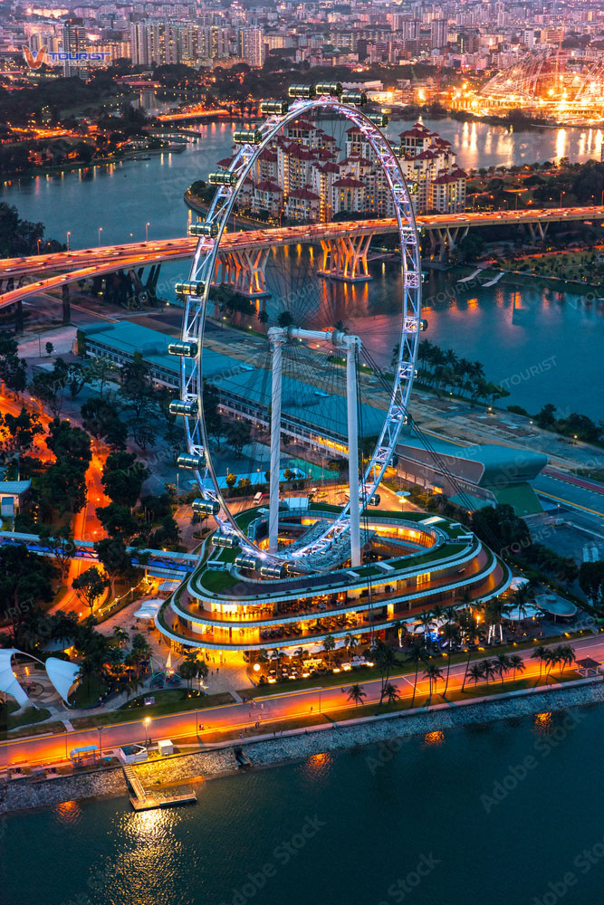 Singapore Flyer được biết đến là vòng đu quay cao nhất Châu Á