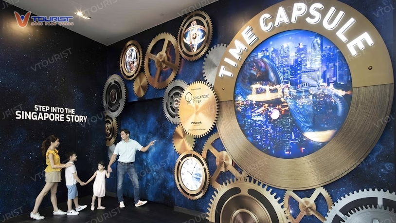 Time Capsule đưa du khách xuyên hành trình từ quá khứ đến tương lai của Singapore