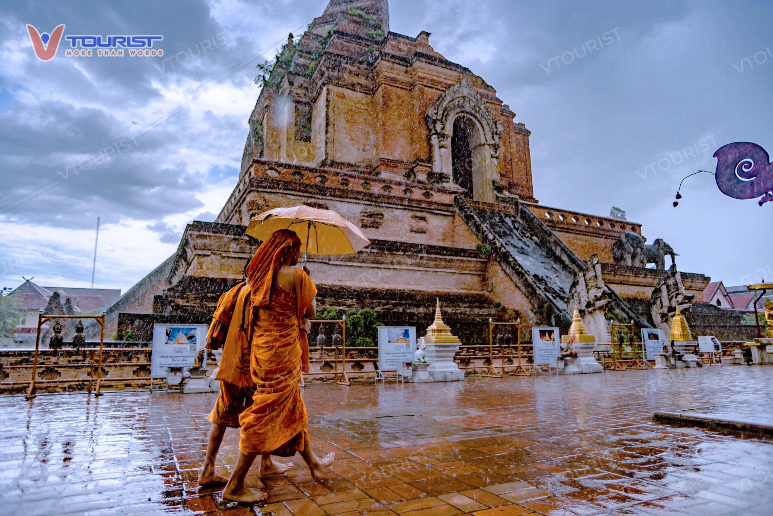 Lễ hội cầu mùa Inthakhin là một trong những nét văn hoá đặc sắc tại chùa Wat Chedi Luang