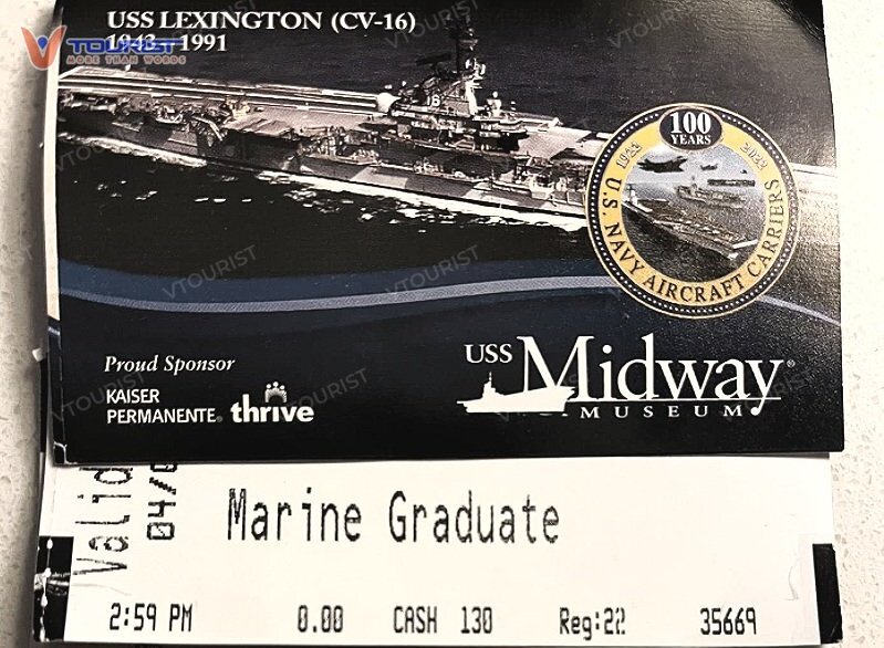 Vé tham quan USS Midway chỉ từ 18$ - 26S cho một khách