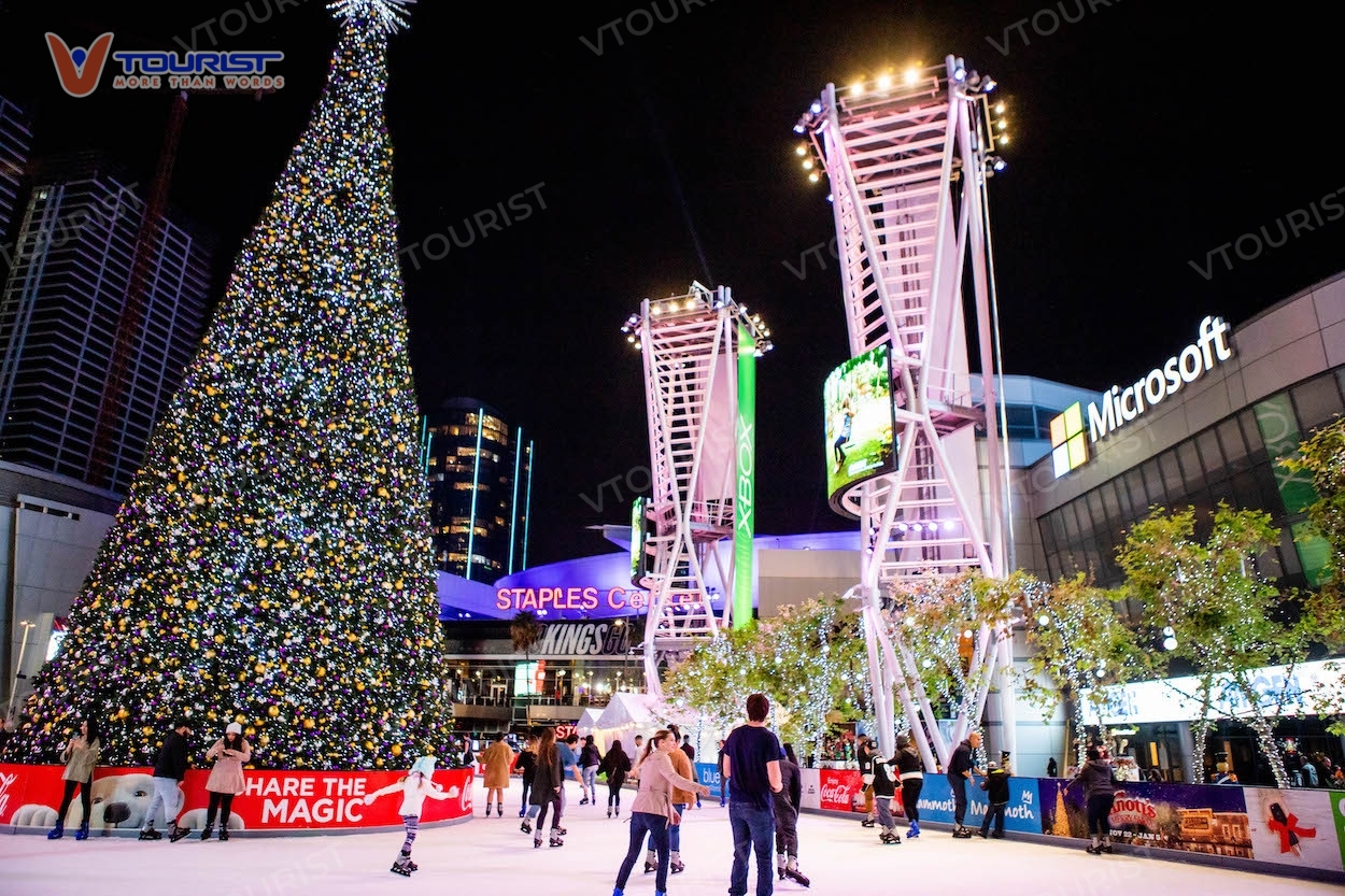 Sân trượt băng ngoài trời LA Kings Holiday Ice