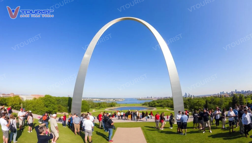 Gateway Arch sở hữu chiều cao ấn tượng tương đương 63 tầng nhà