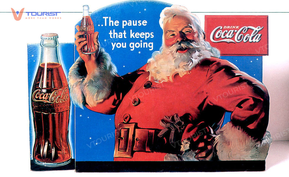 Quảng cáo Coca Cola vào năm 1930 đã tạo nên hình ảnh huyền thoại về ông già Noel 