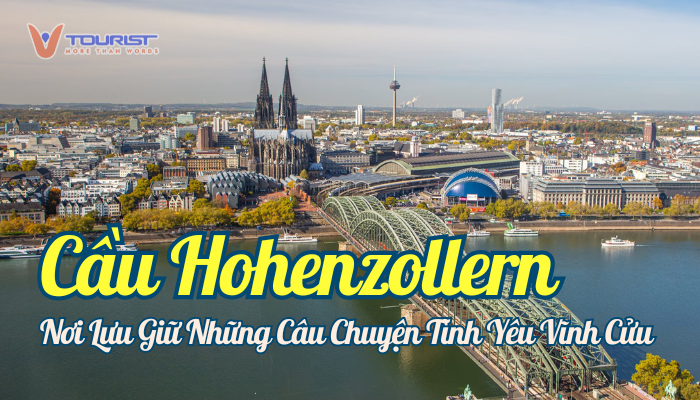 Cầu Hohenzollern là biểu tượng tuyệt đẹp của tình yêu vĩnh cửu, nơi các đôi lứa gửi gắm lời thề gắn kết, với những ổ khóa tình yêu không ngừng tỏa sáng