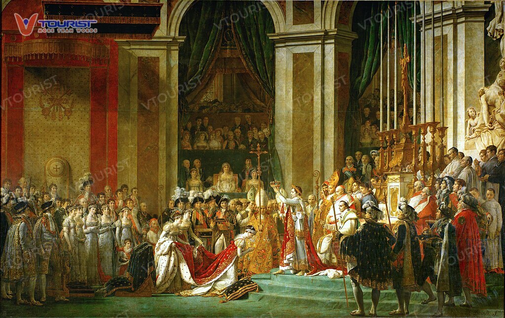 Lễ đăng quan của hoàng đế Napoleon Bonaparte vào năm 1804