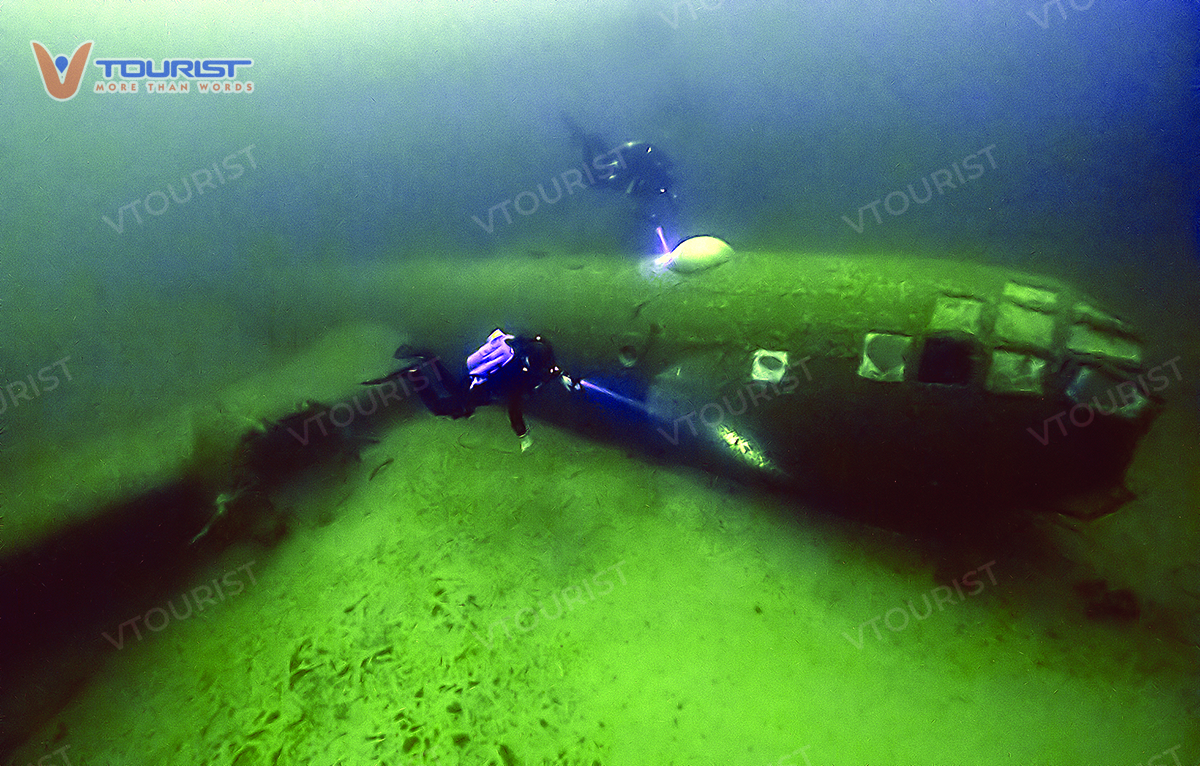 Máy bay B-29 Superfortress “ngủ yên” bên dưới đáy hồ Mead