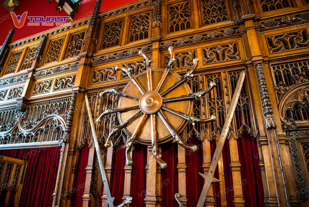 Đại sảnh được xây dựng dưới triều đại của vua James IV