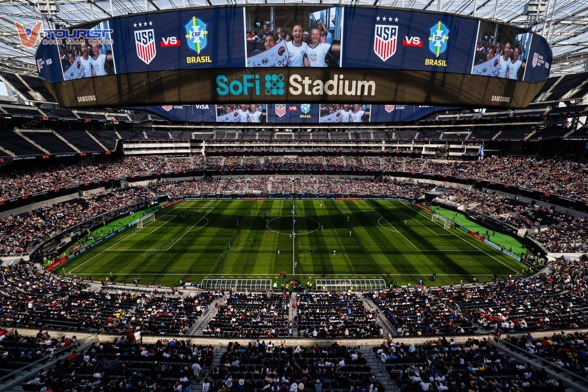 SoFi Stadium nơi đánh dấu những bước chân đầu tiên của đội tuyển Mỹ trong hành trình giành chức vô địch World Cup 2026