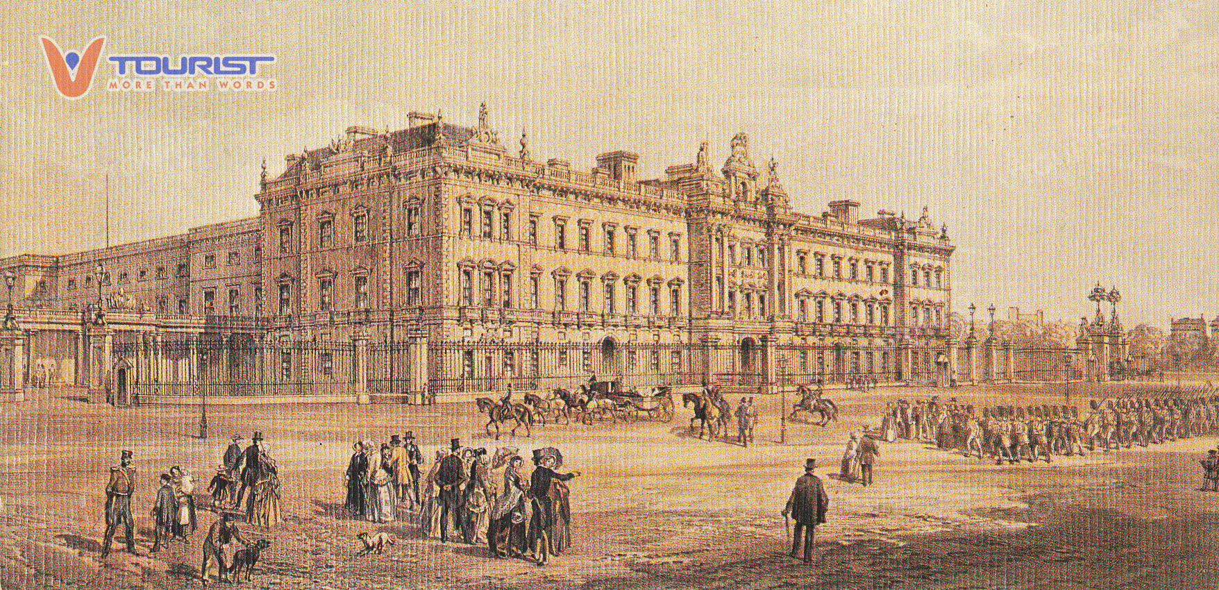 Tiền thân của cung điện vốn là một ngôi nhà lớn mang tên Buckingham House