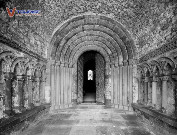 Hiên Norman biểu tượng lễ nghi quan trong nhất của cung điện Westminster