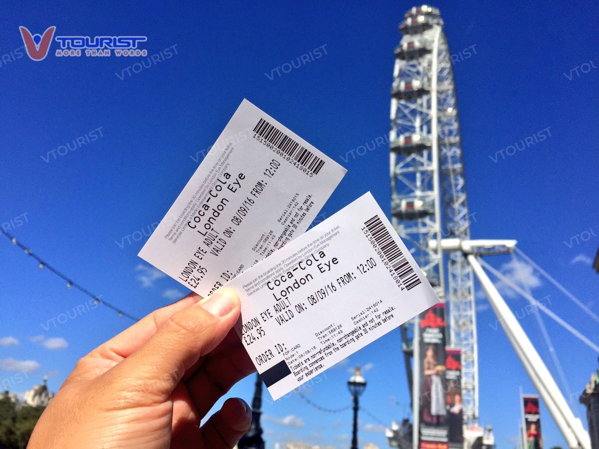Vé tham quan London Eye