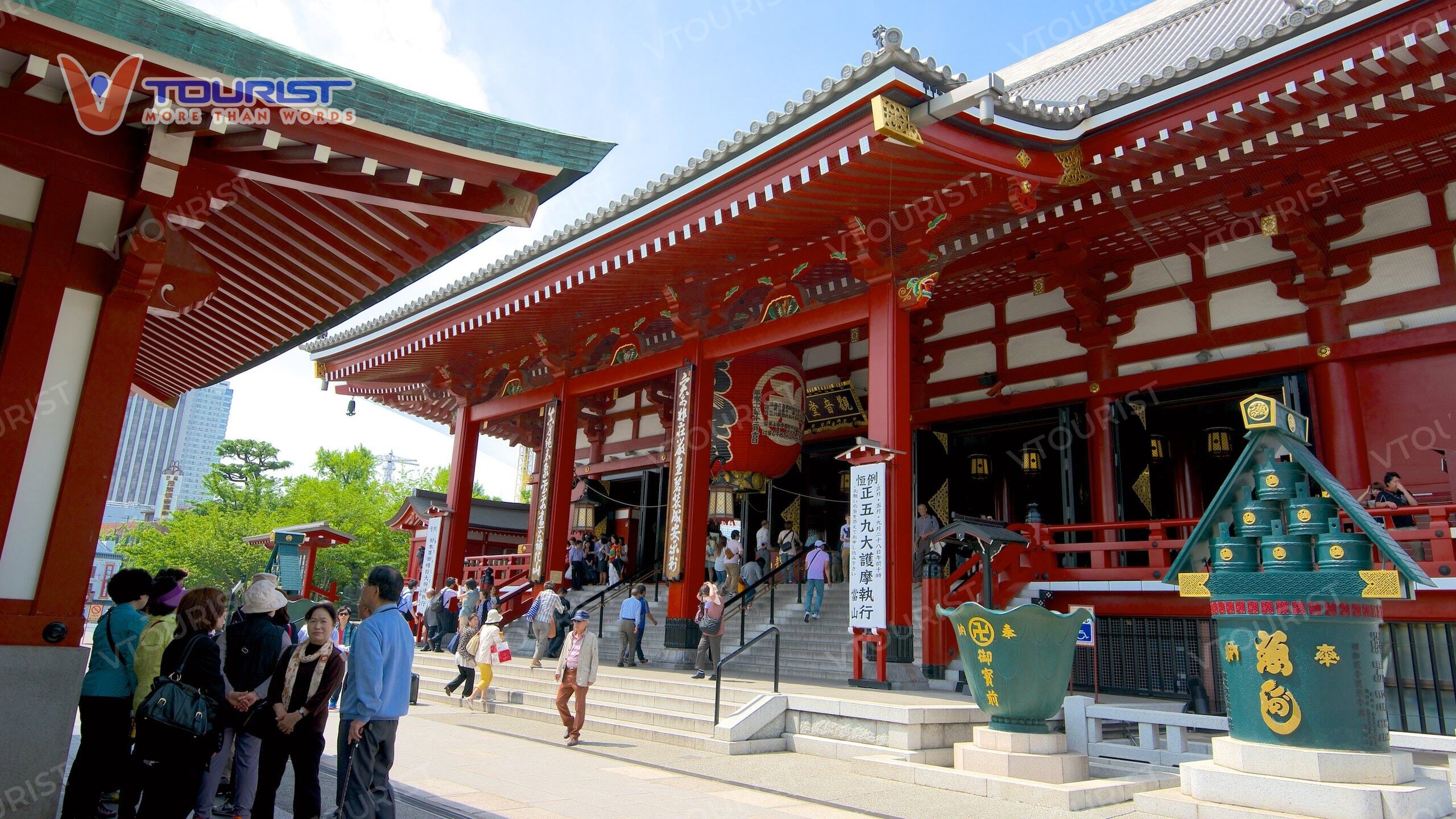Đền thờ Asakusa Kannon trái tim tín ngưỡng tồn tại hơn ngàn năm của người dân Tokyo