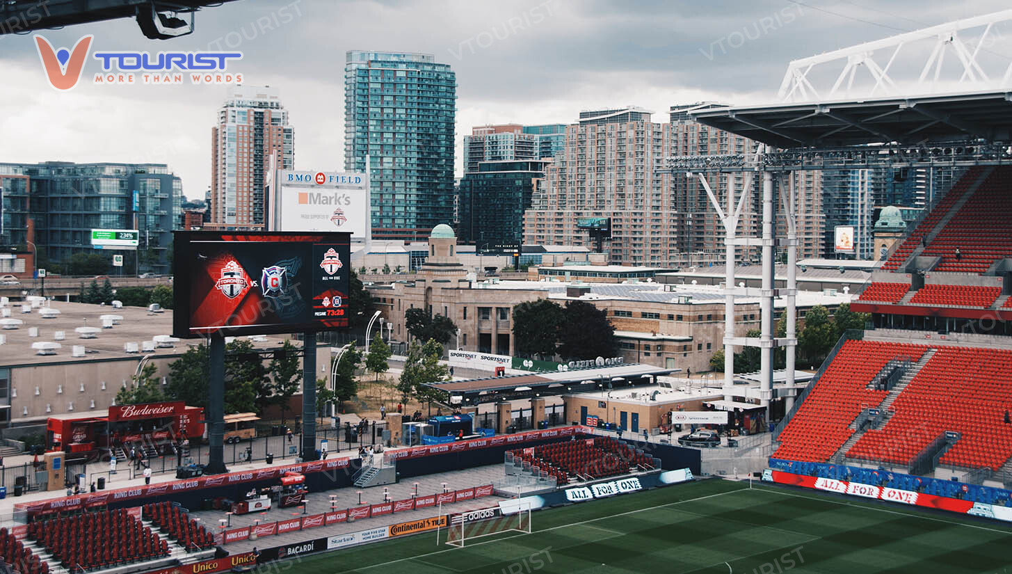 Sân vận động BMO Field rực lửa trong khoảnh khắc đếm ngược từng ngày đến mùa World Cup 2026