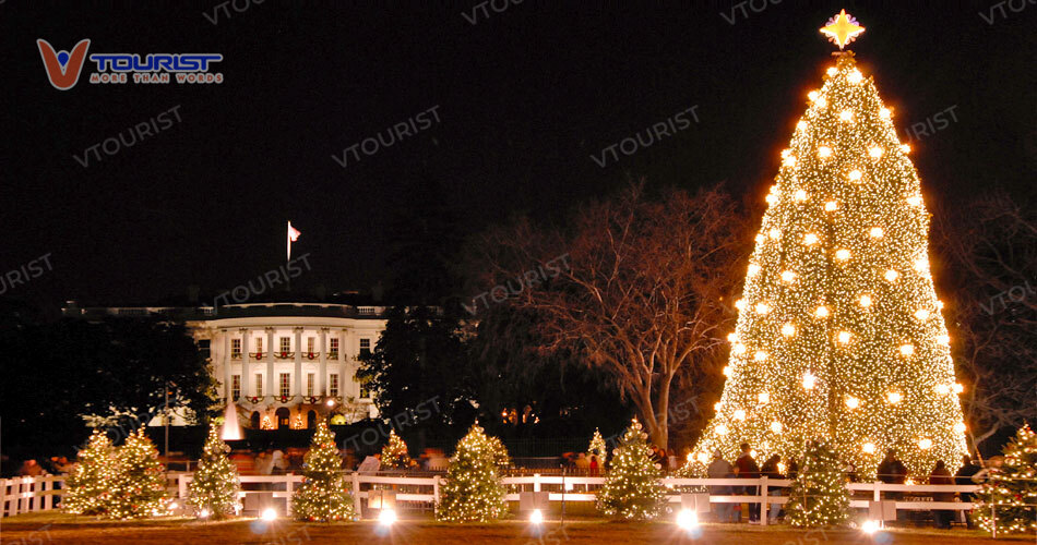 Lễ thắp sáng cây thông “quốc gia” tại The Ellipse thường diễn ra định kỳ vào ngày 4/12 hằng năm