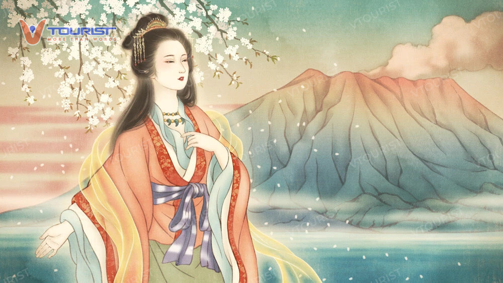 Tương truyền núi Phú Sĩ là nơi cư ngụ của nữ thần Konohanasakuya-hime, vị thần của hoa anh đào và sự sống