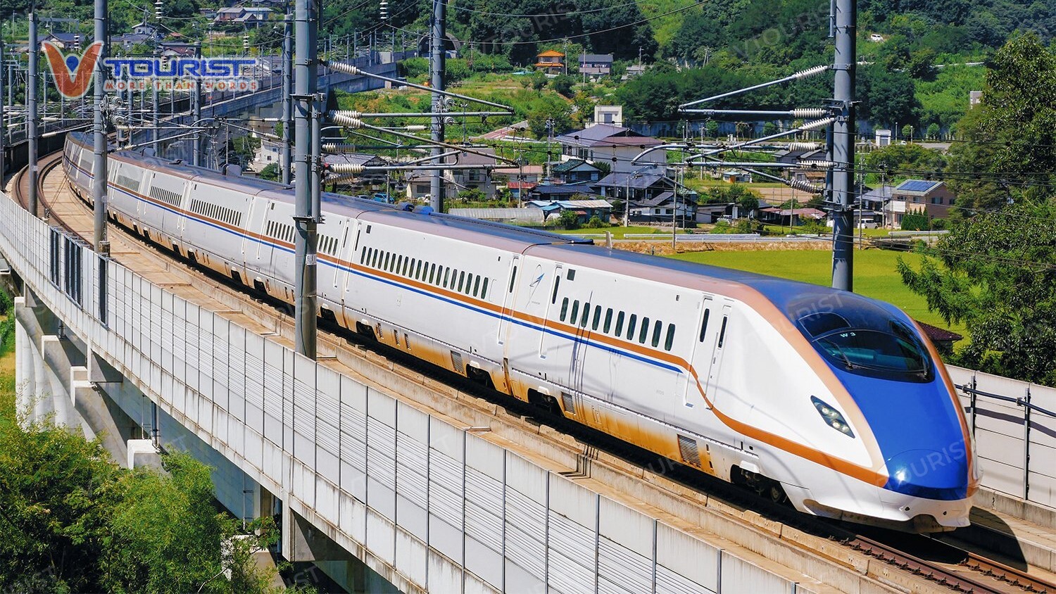 Hệ thống đường ray tàu Shinkansen được thiết kế công nghệ giảm chấn hiện đại giúp chuyến đi êm ái suốt hành trình