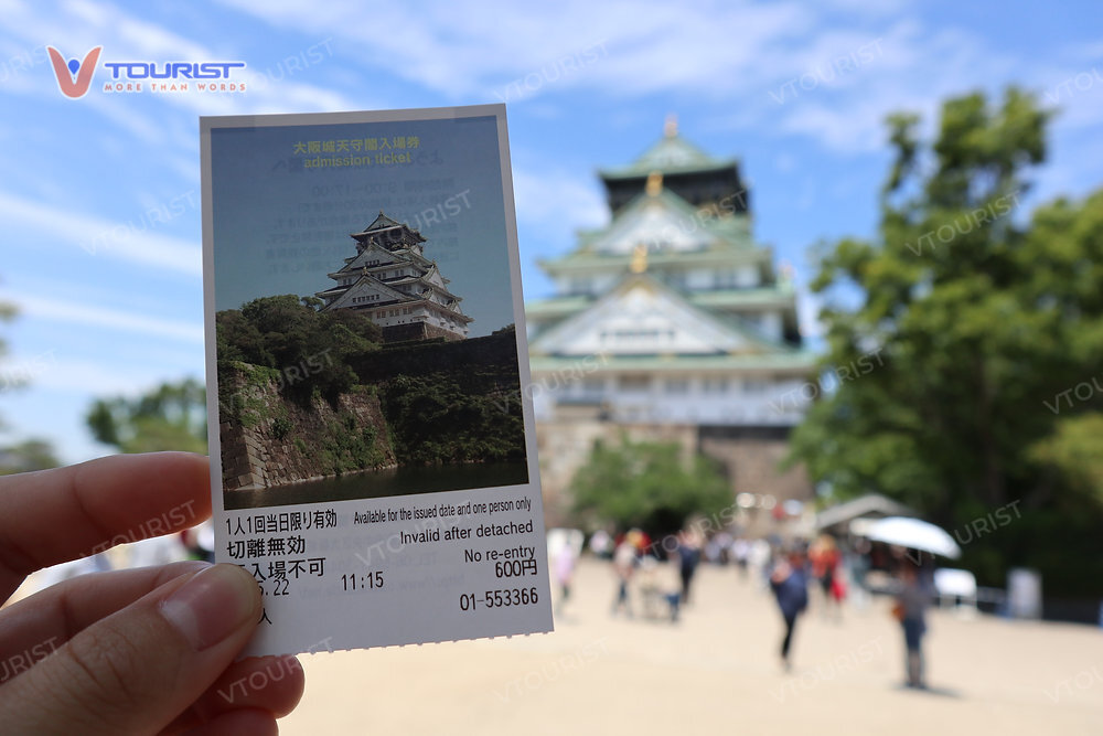 Vé tham quan lâu đài Osaka